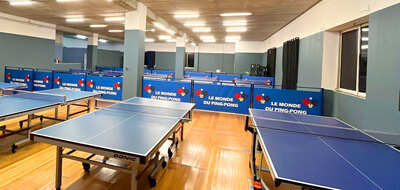 Le monde du ping pong Marseille - Salle d'entrainement