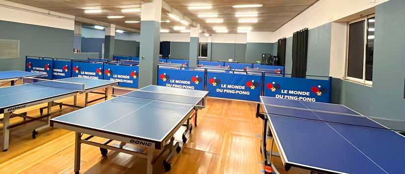 Le monde du ping pong Marseille - Salle d'entrainement